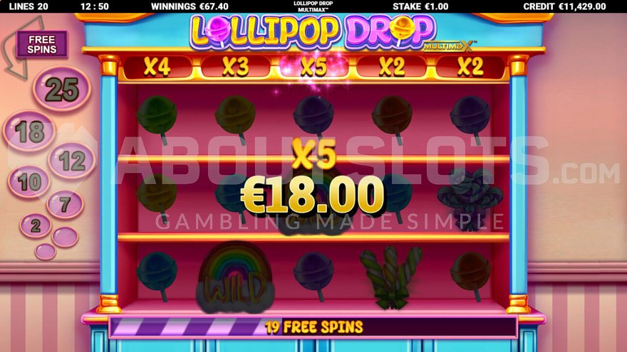 Lollipop Drop MultiMax Free Spins