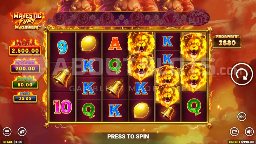 Base game with 2880 ways to win