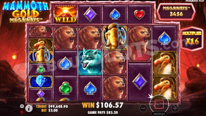 Mammoth Gold Megaways Free Spins Feature