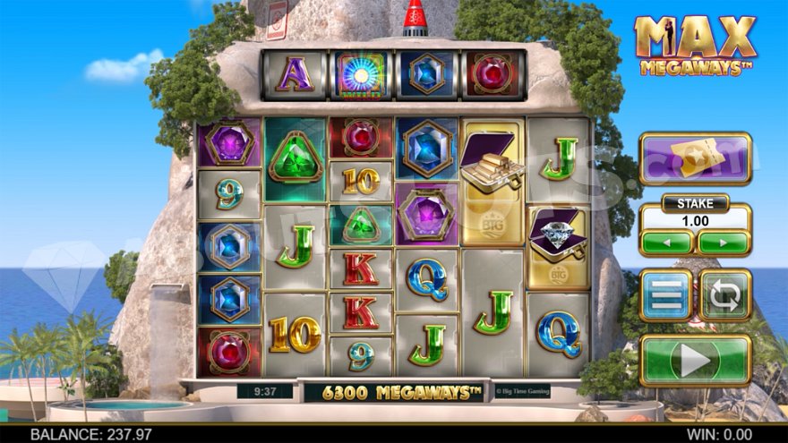Max Megaways Slot Game Interface