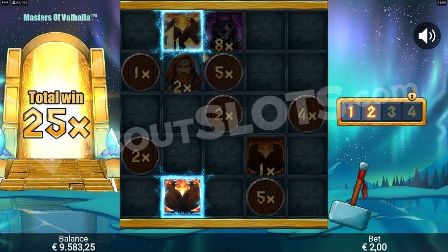 Masters of Valhalla Slot Features