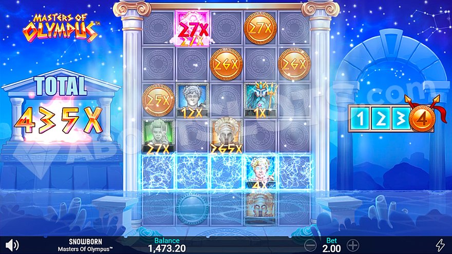 Spartan Bonus Feature in Masters of Olympus