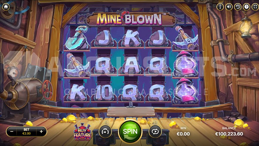 Mine Blown Slot Gameplay.