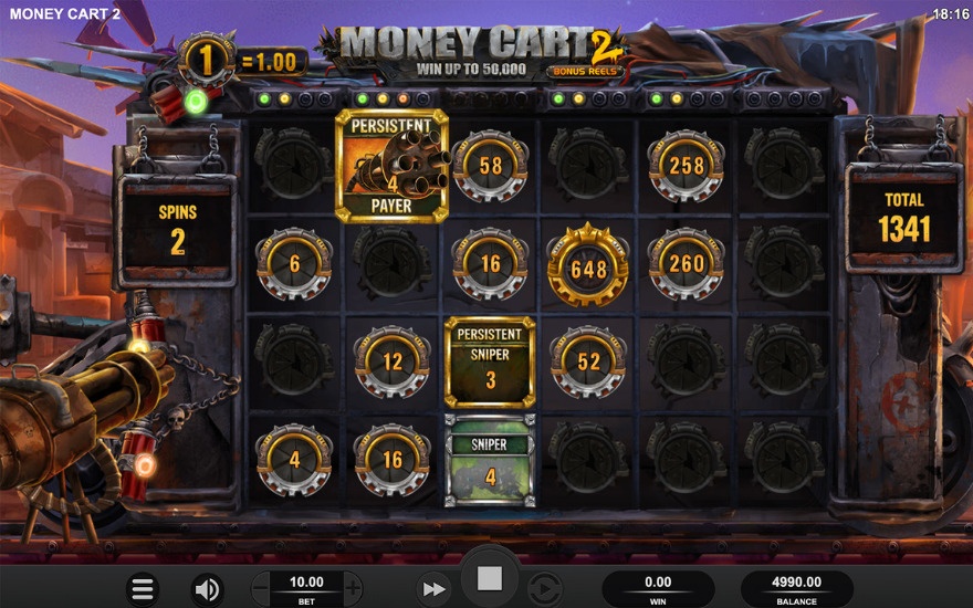 Money Cart 2 Re-Spin Feature