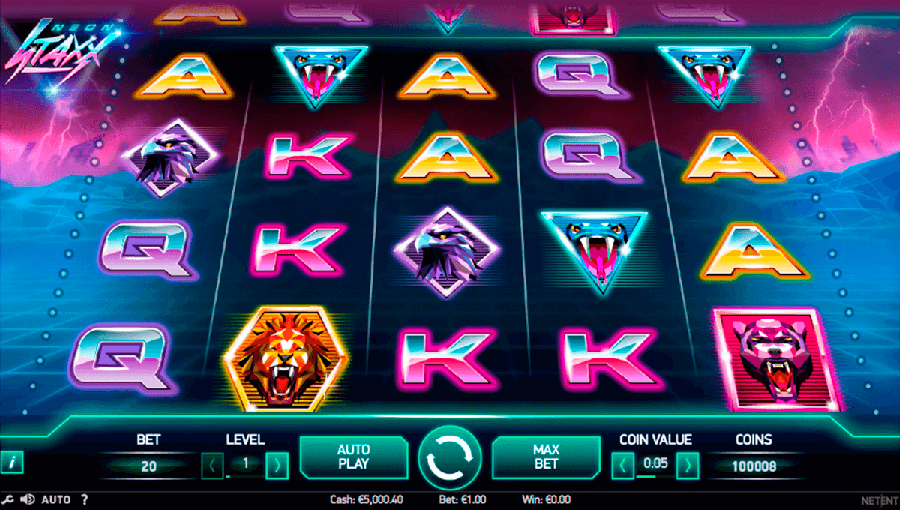 Neon Staxx Slot Review Gameplay