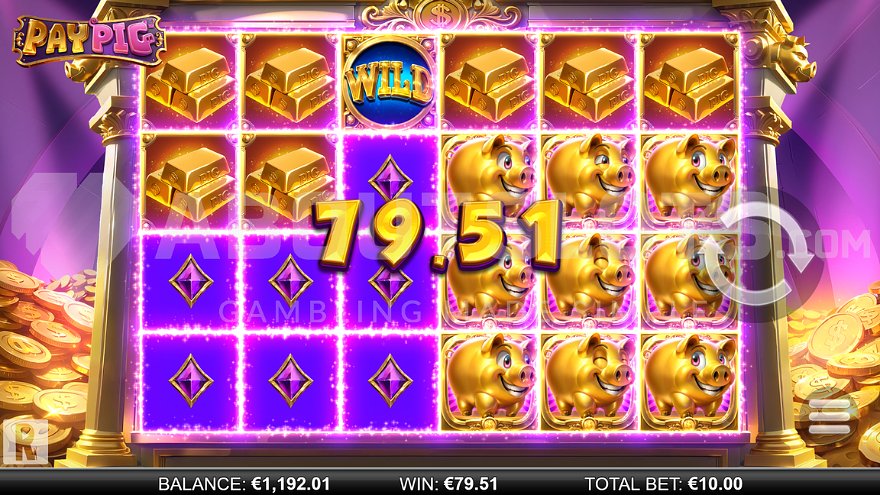 A win of 7951 times the stake.