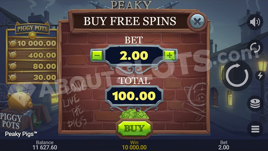 Peaky Pigs Bonus Buy