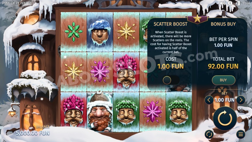 Bonus Buy feature with a single option.