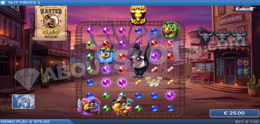 Pirots 3 Bandit Feature Screenshot