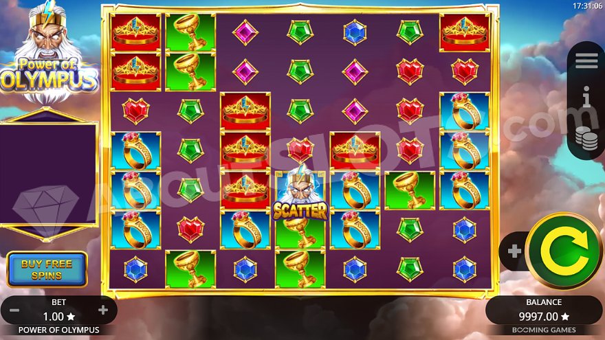 7x7 grid set in the heavens.