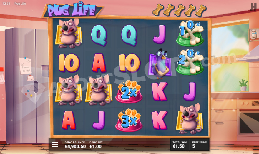 Pug Life Slot Features