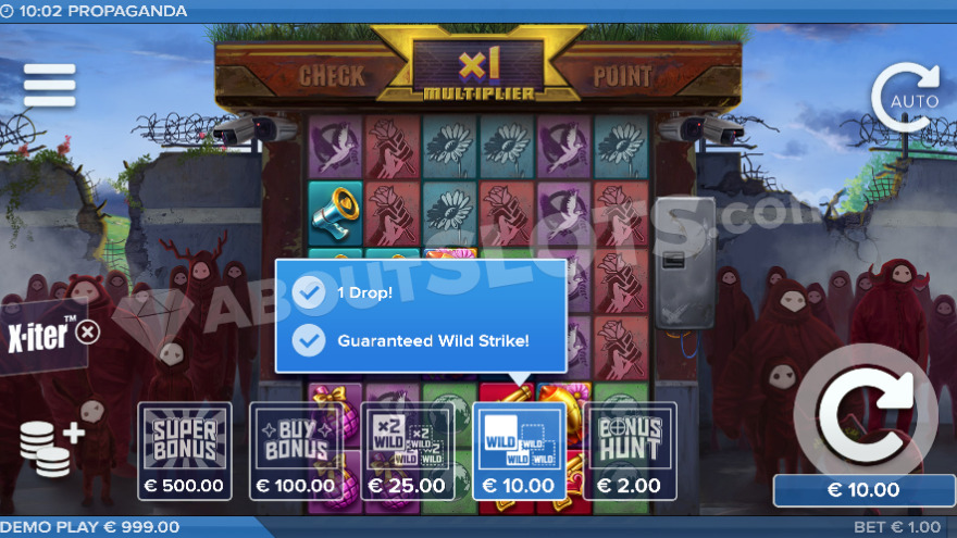 Propaganda Slot X-iter Feature