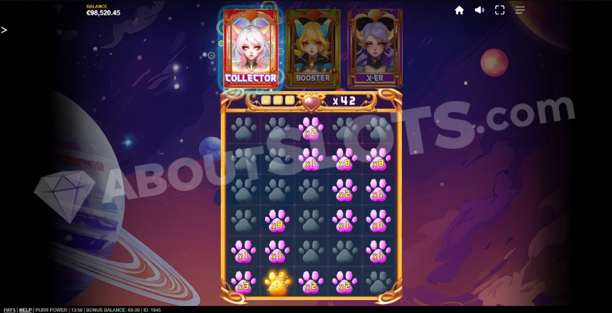Purr Power Slot Collector Ability Activation Screenshot