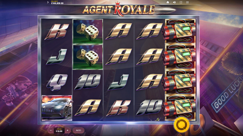 Agent Royale Slot Game Interface