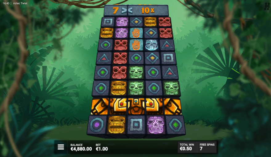 Aztec Twist Wild Symbol and Respins Feature