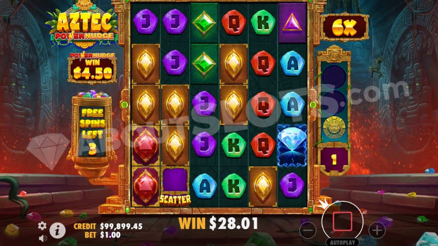 Free Spins bonus game with a win multiplier.