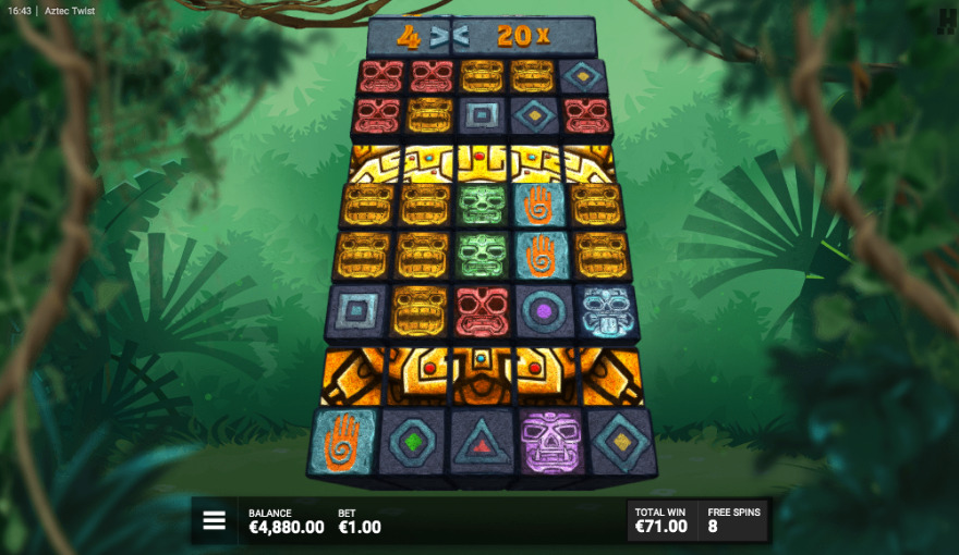 Aztec Twist Free Spins and Golden Mask Bonus