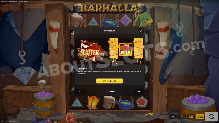 Bonus Buy feature option.