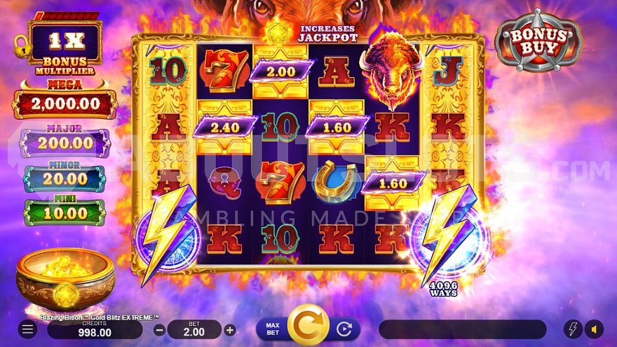 Collect symbols on reels 1 and 6 gathering cash symbols on the reels.