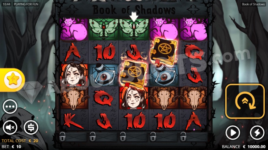 Base game view with 5 rows unlocked.