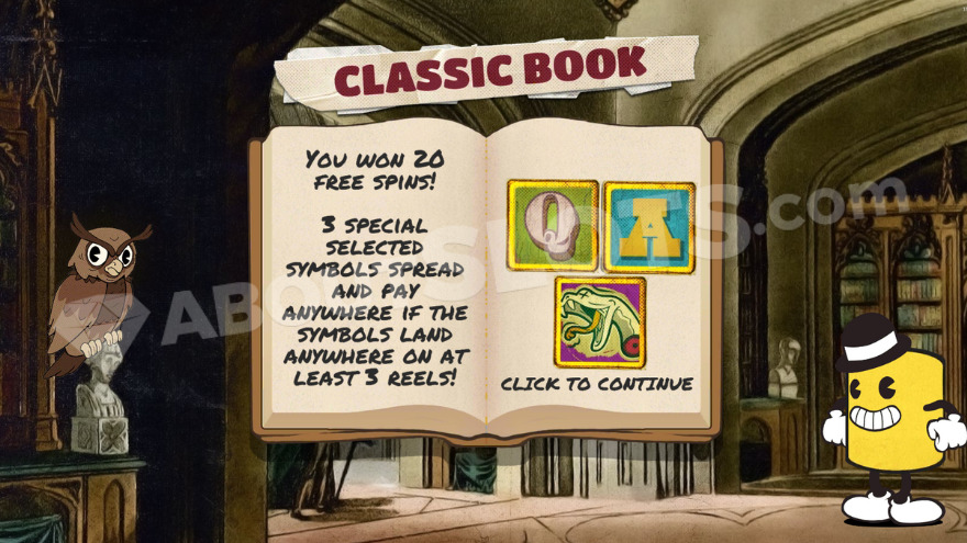 Book Symbol in Book of Time Slot