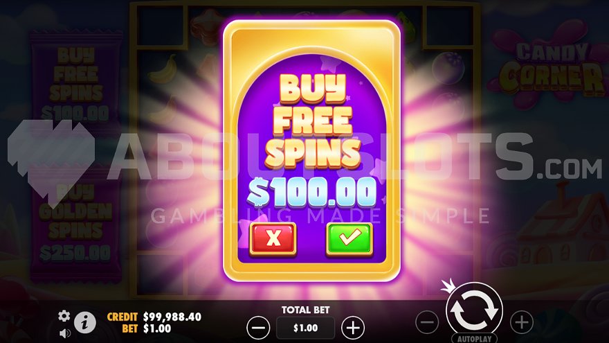 Free Spins Purchase Option at 100X Bet