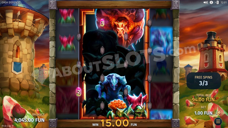 Giant Symbol Spins in Grand-TD Bonus Game.