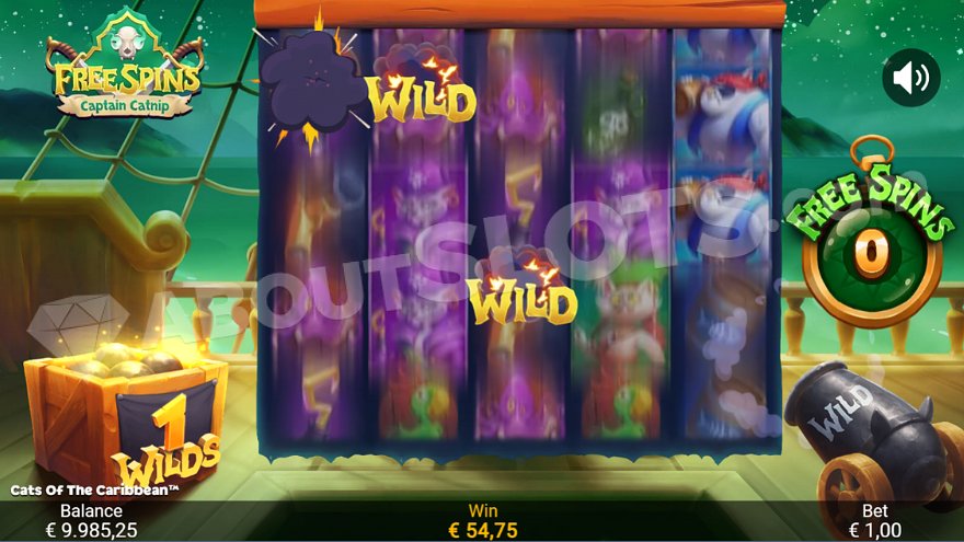 Wild Symbol in Cats of the Caribbean Slot