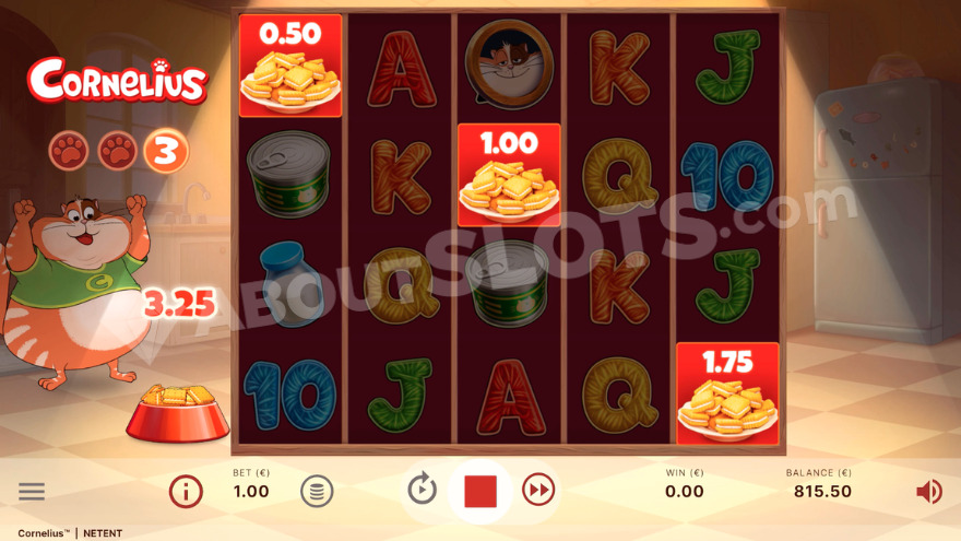 Cornelius Free Spins Bonus
