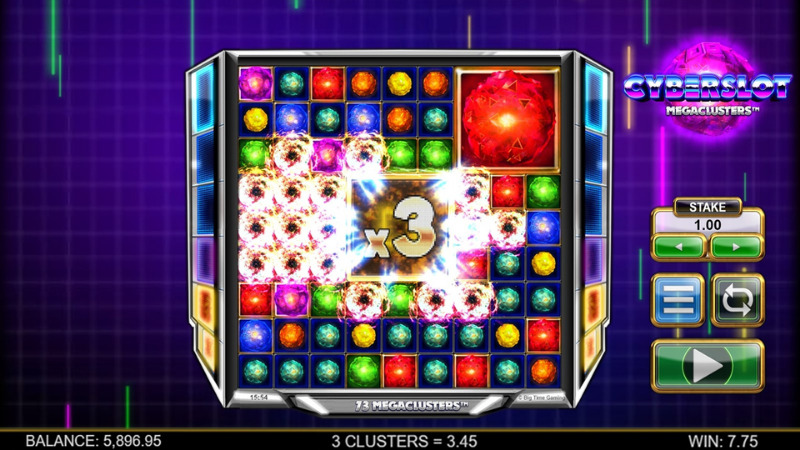 Cyberslot Megaclusters Bonus Feature