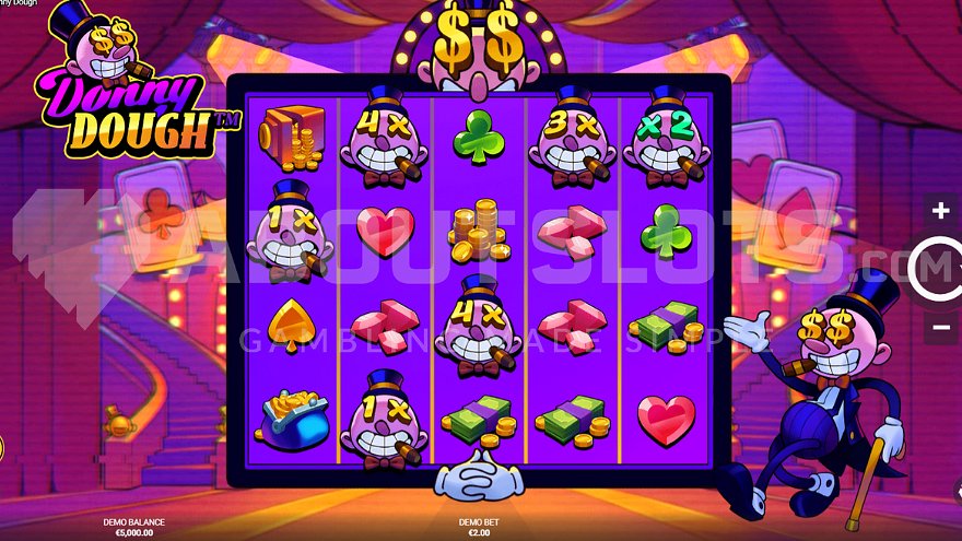 Donny Dough slot base game.