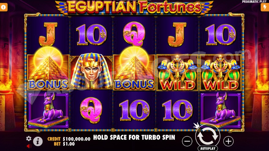Egyptian Fortunes Slot Gameplay