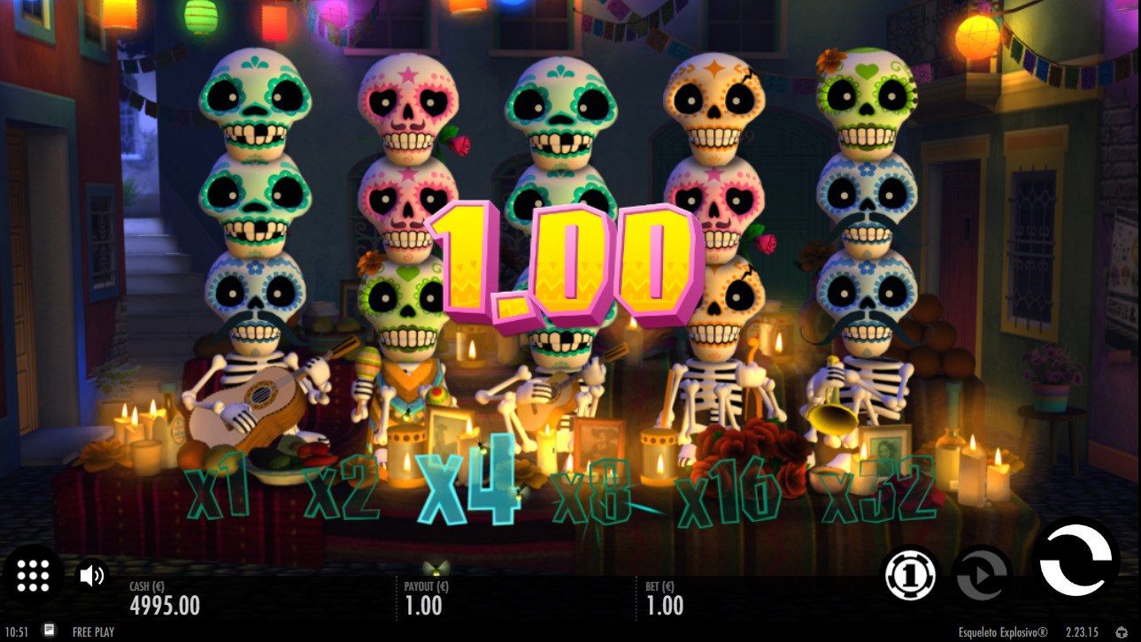 4X multiplier applied to a win.