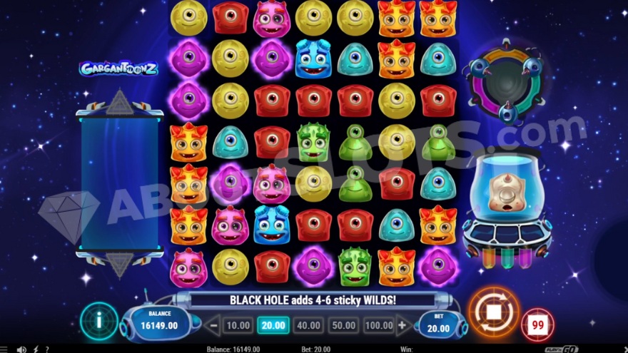 Gargantoonz Slot Game Screen