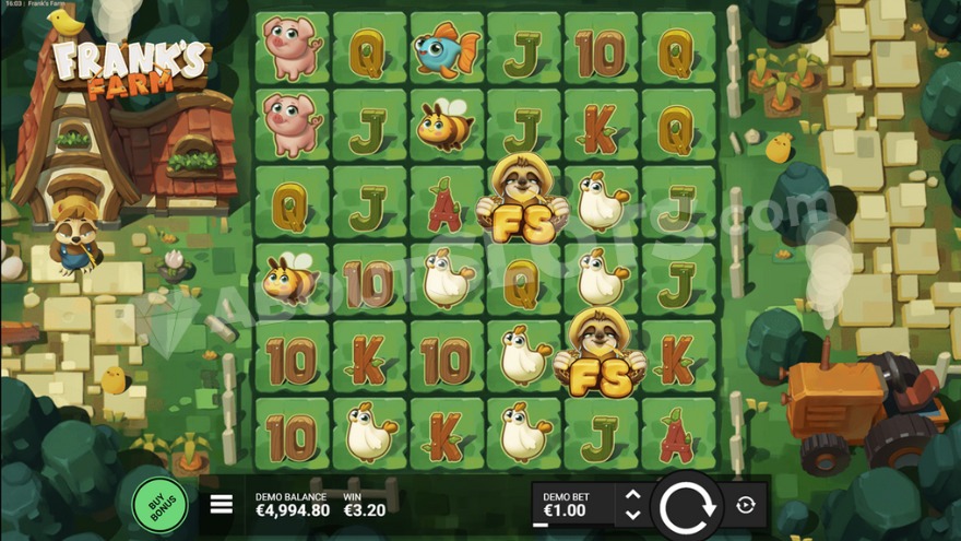 Frank's Farm base game showcasing Frank's vibrant farm.