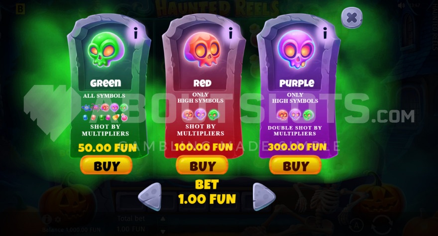 3 Feature Buy Options