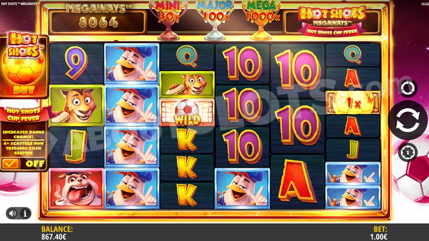 Hot Shots Megaways Slot Game