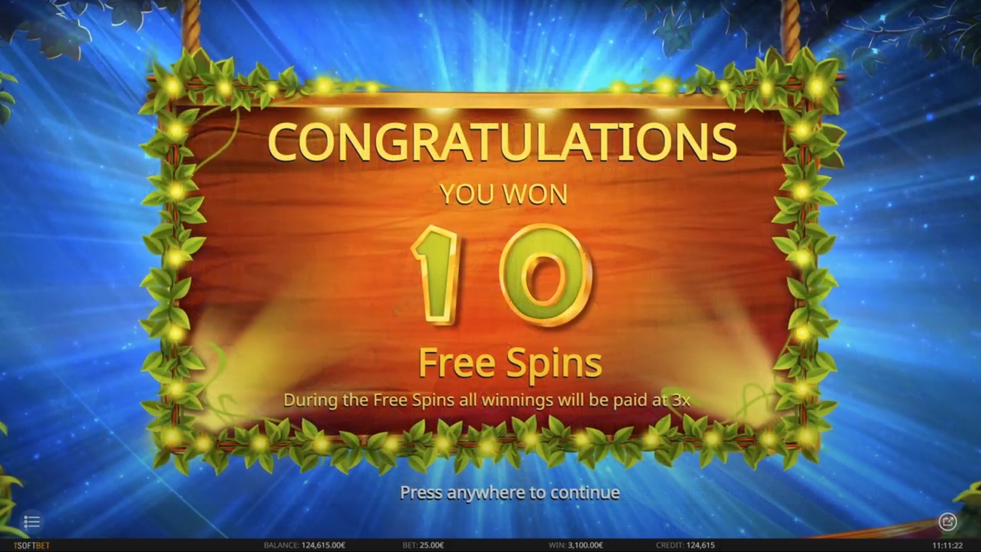 Hot Shots 2 slot bonus feature