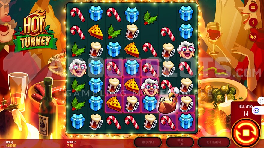 Hot Turkey free spins bonus feature.