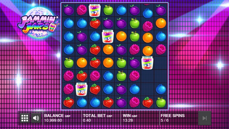 Jammin' Jars Free Spins Feature