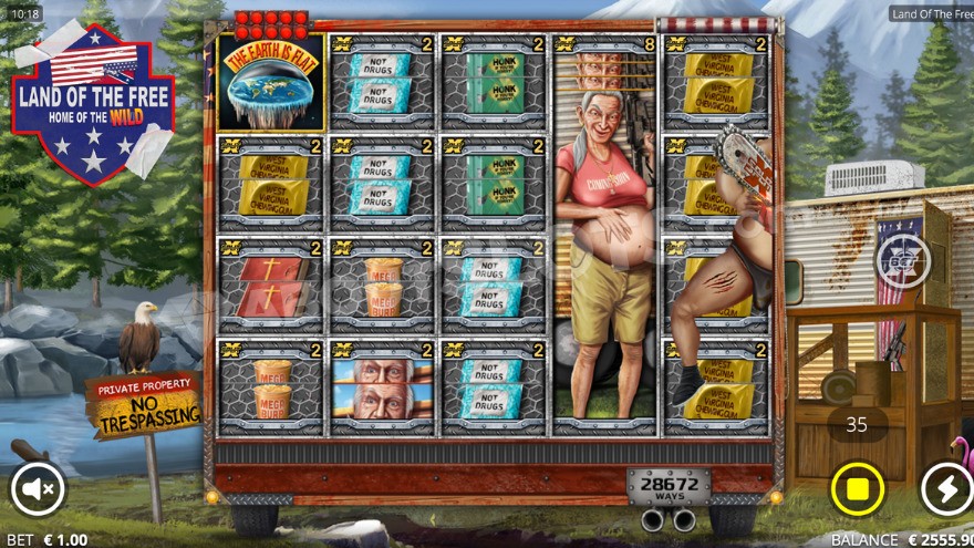 Land of the Free Slot Bonus Features