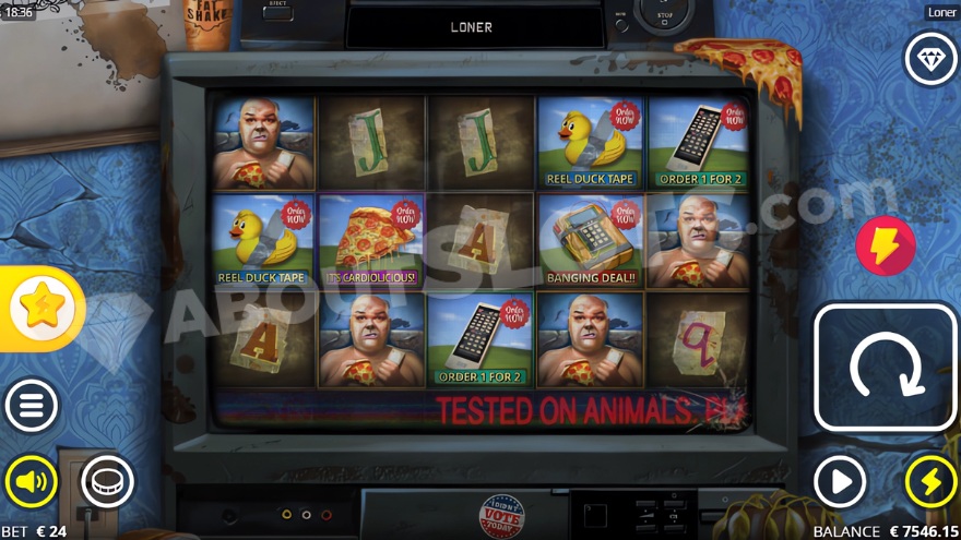 Loner Slot Gameplay
