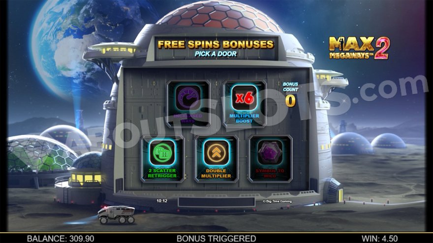 Max Megaways 2 slot extra reel feature.