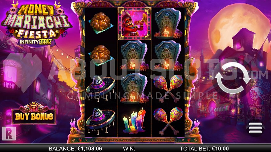 Money Mariachi Fiesta Infinity Reels base game.