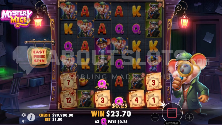 Wild symbols on reels 1, 3, 5, and 6.