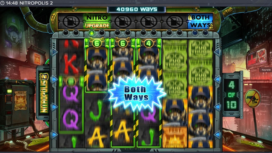 Nitropolis 2 Bonus Game Feature
