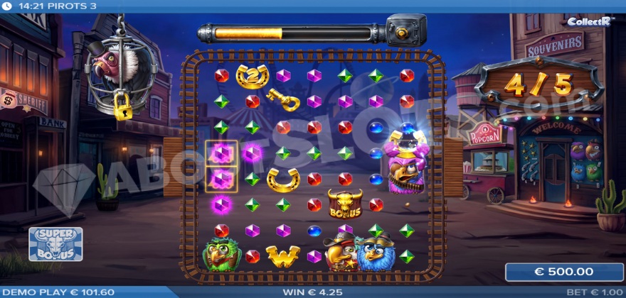 Pirots 3 Super Free Spins Screenshot