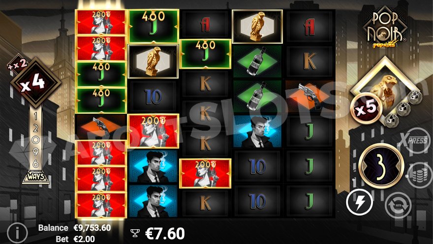 Win with 7 symbols on the first three reels in free spins mode.