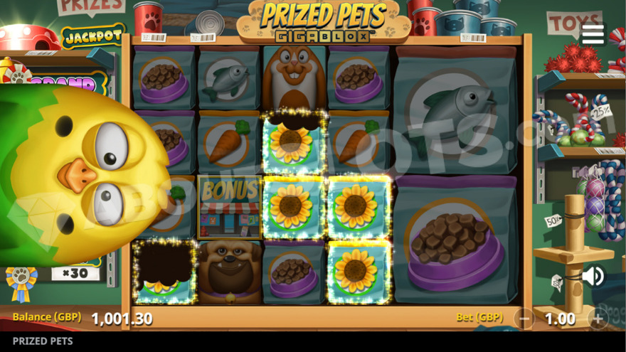 Prized Pets Gigablox Feature