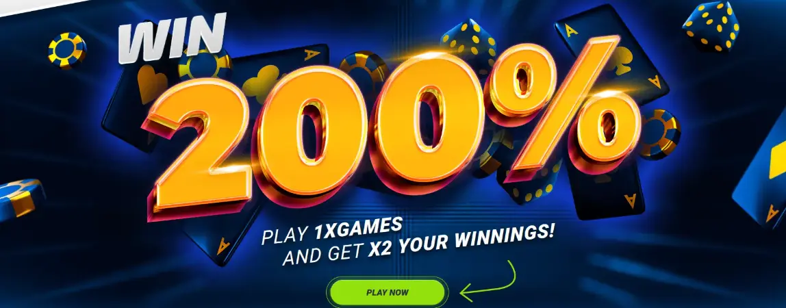 Win 200% Bonus at 1xBet Win 200% Bonus at 1xBet